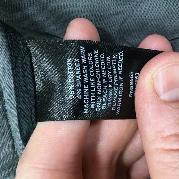 Nordstrom Mens Shop Non-Iron Slim Fit Chinos - Picture 7 of 7